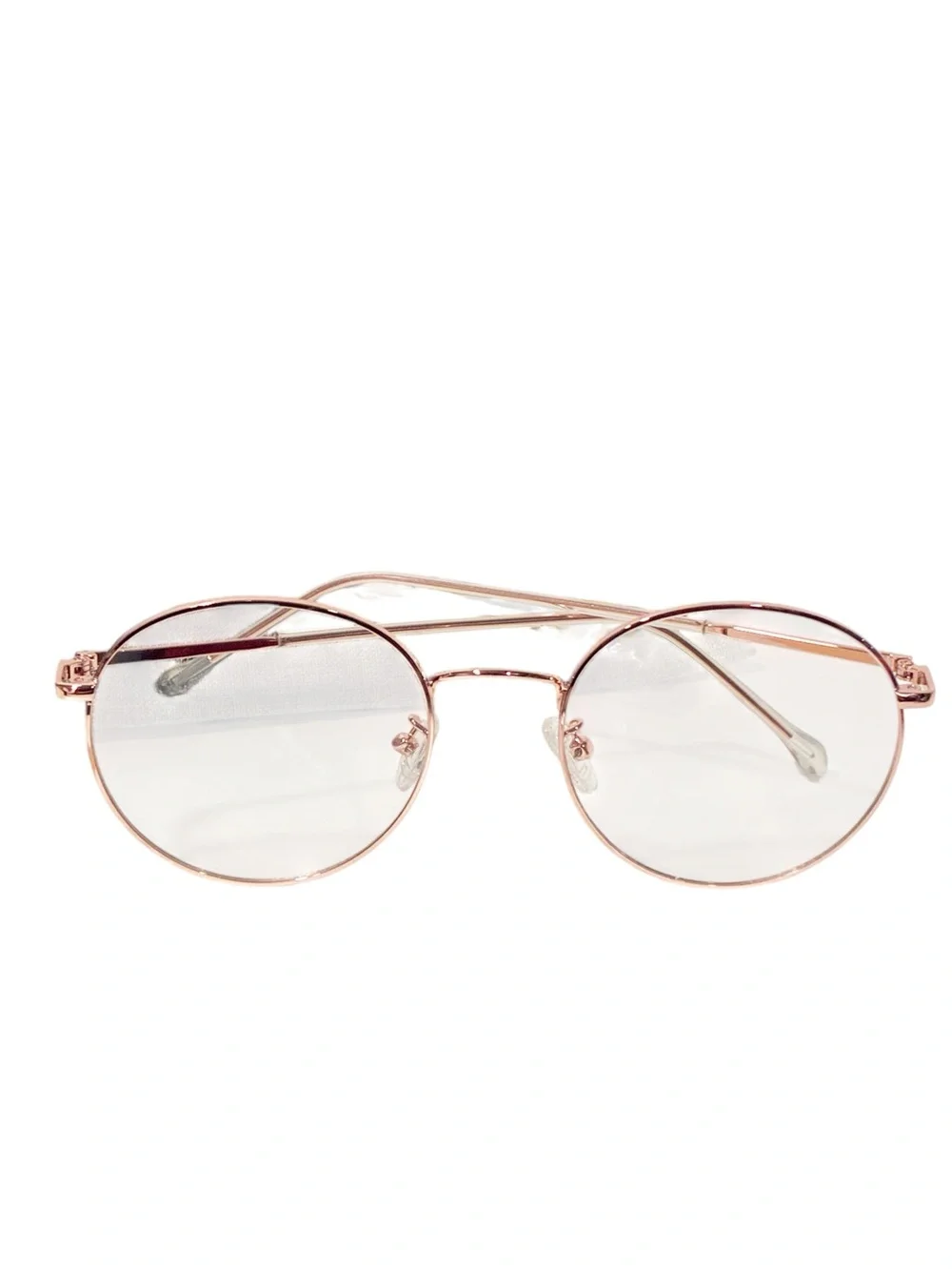 POMIDEA Blue Light Blocking Glasses Anti-Fatigue Computer Reading Gold Frame NEW
